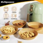 Papier cuisson airfryer rond 50 pcs