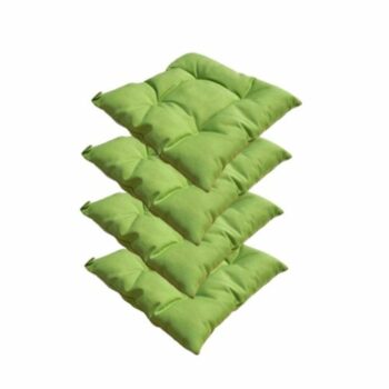 Lot 4 Coussins de chaise extérieure/intérieur KORA 40 x40x6 cm