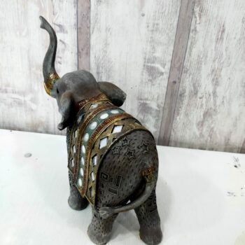 Statue résine éléphant 4-32-25