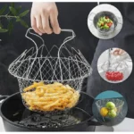 Mini panier à frites en acier inoxydable