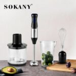 Mixeur Plongeant Sokany - SK-1711-4 - 1000W - Noir