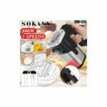 Batteur à main SOKANY Sk-6621 - 800 W - noir et argent