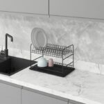 Porte assiette/verre INOX à poser S-4017-A