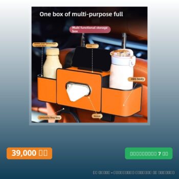 Organisateur de siège arrière de voiture