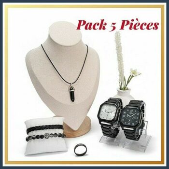 Pack 5 Pièces Montre et Accesoires MA033
