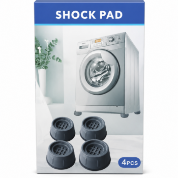 Shock Pad – Patins anti-vibration pour lave-linge et électroménager (Lot de 4)