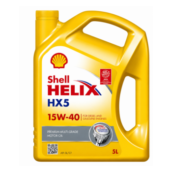 HUILE MOTEUR SHELL HELIX HX5 15W-40 API SL/CF 5 LITRE